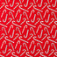 Candy Cane Red Foil Stone Wrapping Paper