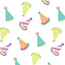 Party Hats Wrapping Paper