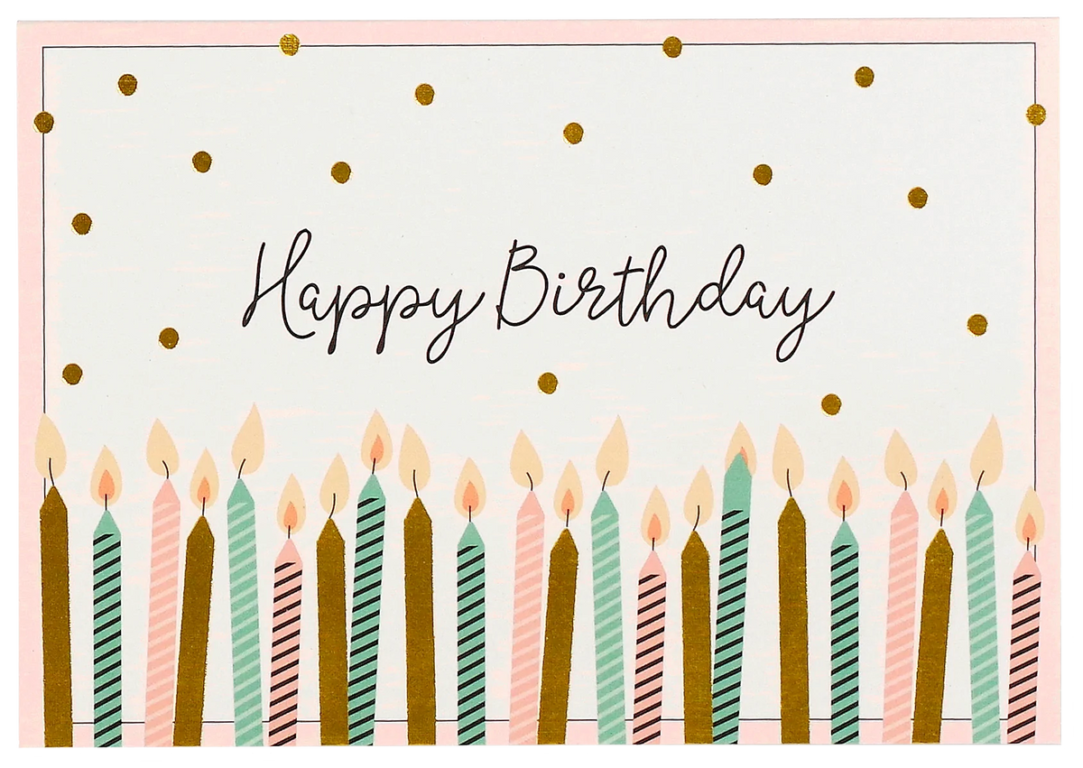 "Happy Birthday" Note Cards