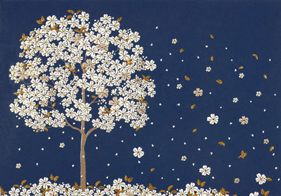 "Falling Blossoms" Note Cards
