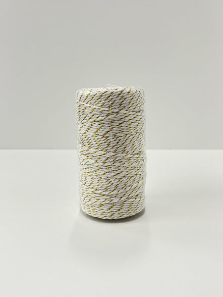 Cream/Gold Bakers Twine – The Paper Store and More