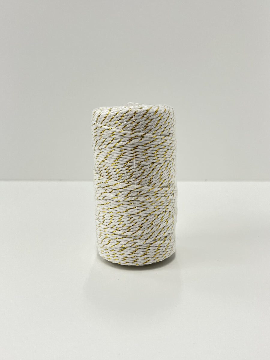White/Gold Bakers Twine