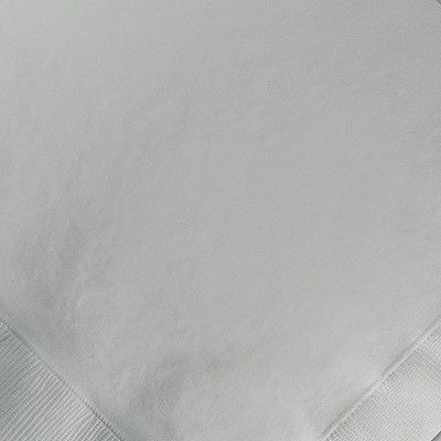 Shimmering Silver Beverage Napkin