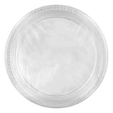 Shimmering Silver 7" Round Paper Plate
