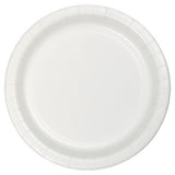 White 9" Round Paper Plate