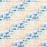 Happy Birthday Rainbow Script Stone Wrapping Paper
