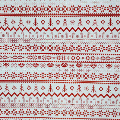 Red Swiss Sweater Wrapping Paper