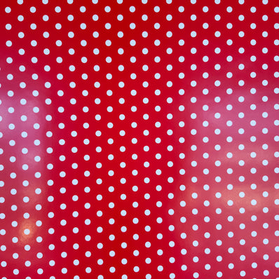 Red White Dot Wrapping Paper