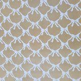 Twisty Bow White on Kraft Wrapping Paper