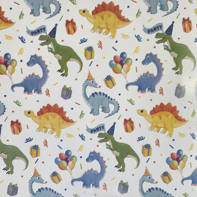 Dinosaur Party Wrapping Paper
