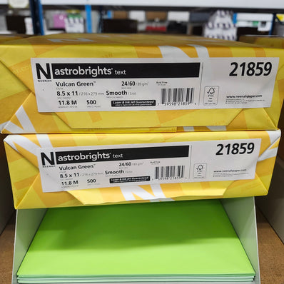 Astrobright Vulcan Green 60# Text