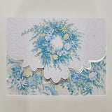 Carol Wilson New Blue Wreath Boxed Cards