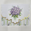 Carol Wilson Violets on Stripes Boxed Cards