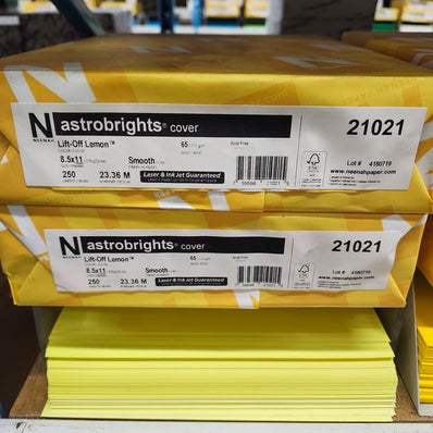 Astrobright Lift Off Lemon 65# Cardstock