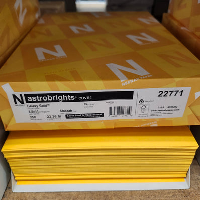 Astrobright Galaxy Gold 65# Cardstock