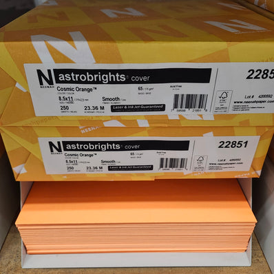 Astrobright Cosmic Orange 65# Cardstock
