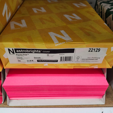 Astrobright Plasma Pink 65# Cardstock