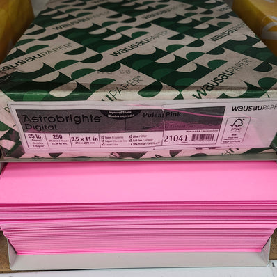 Astrobright Pulsar Pink 65# Cardstock