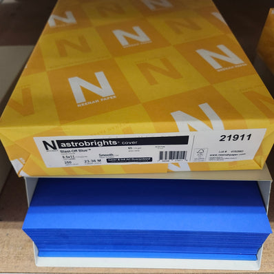 Astrobright Blast Off Blue 65# Cardstock