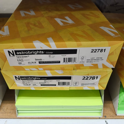 Astrobright Terra Green 65# Cardstock