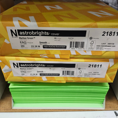 Astrobright Martian Green 65# Cardstock