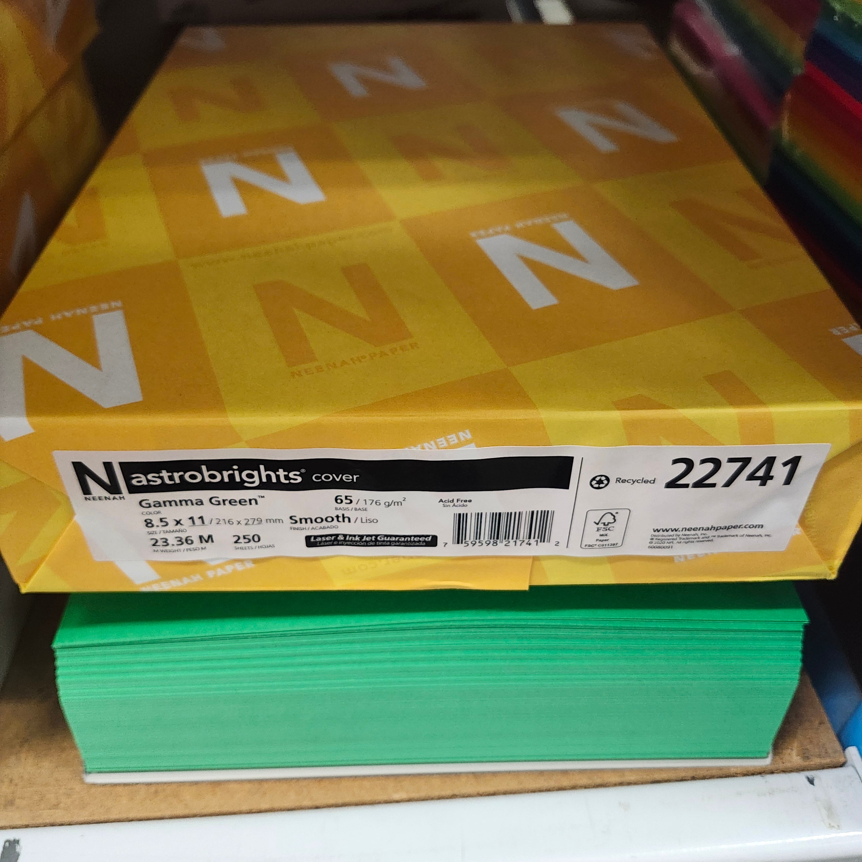 Astrobright Gamma Green 65# Cardstock – The Paper Store and More