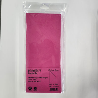 #10 Razzle Berry Envelopes 25/Package