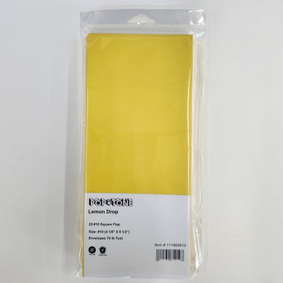 #10 Lemon Drop Envelopes 25/Package