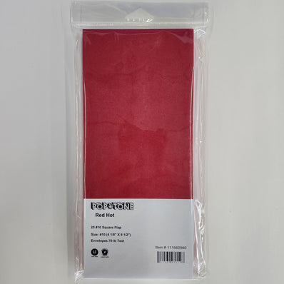 #10 Red Hot Envelopes 25/Package