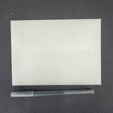 A6 White Pearl Metallic Linen Envelopes 25/Package