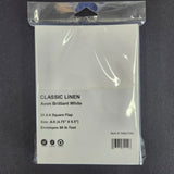 A6 Avon Brilliant White Linen Envelopes 25/Package