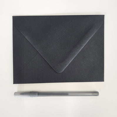 A6 Black Licorice Envelopes 25/Package