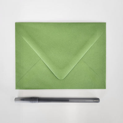 A6 Gumdrop Green Envelopes 25/Package