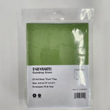 A6 Gumdrop Green Envelopes 25/Package