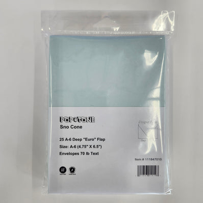 A6 Sno Cone Envelopes 25/Package