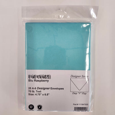 A6 Blu Raspberry Envelopes 25/Package