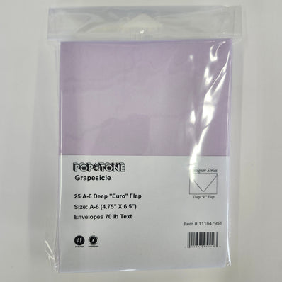 A6 Grapesicle Envelopes 25/Package