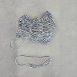 Silver 6" Stretch Loops