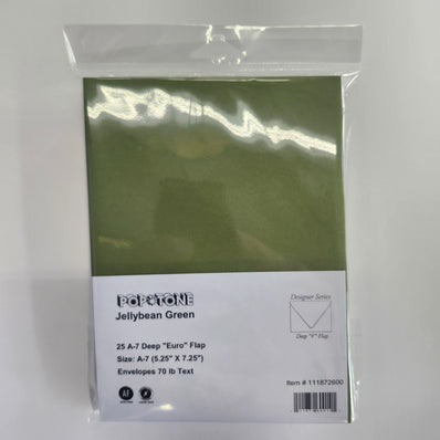 A7 Jellybean Green 25/Package