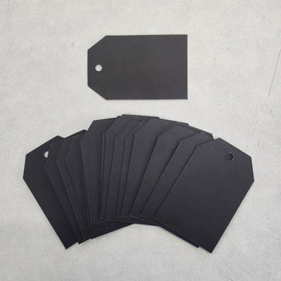 Black Mini Gift Tags