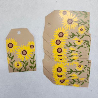 Sunflower Mini Gift Tags