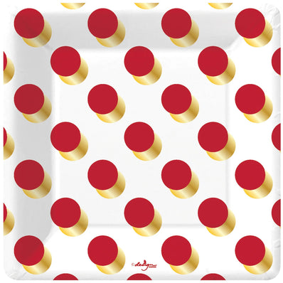 Red Dot & Stripe - Tissue Paper