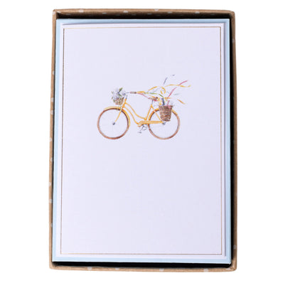 "Watercolor Bicycle" Boxed Cards