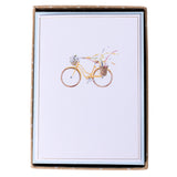"Watercolor Bicycle" Boxed Cards