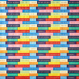 Colorful Stripe Congrats Stone Wrapping Paper