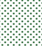 White with Dark Green Dots Wrapping Paper