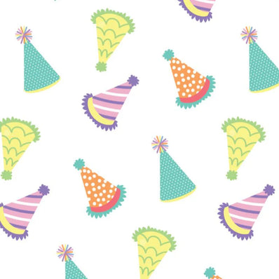 Party Hats Wrapping Paper
