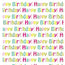 Happy Birthday Text Wrapping Paper