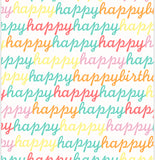 Happy Happy Colorful Wrapping Paper