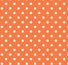 Orange with White Polka Dots Wrapping Paper